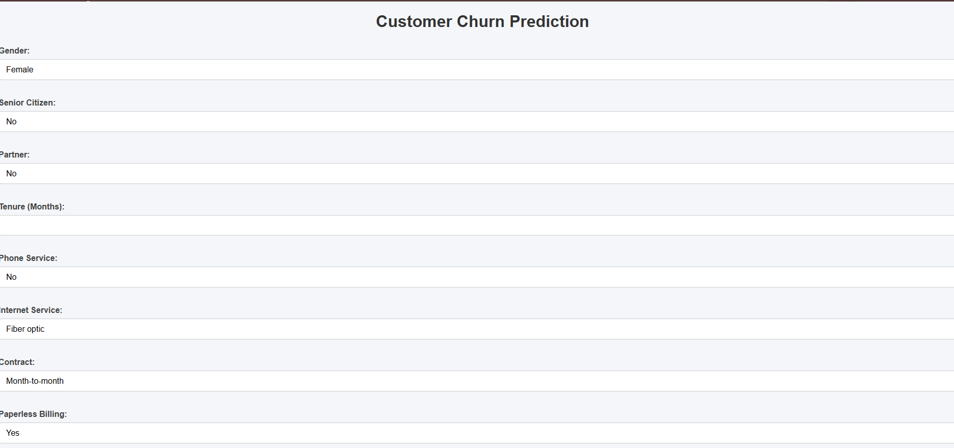 Customer Churn Prediction
