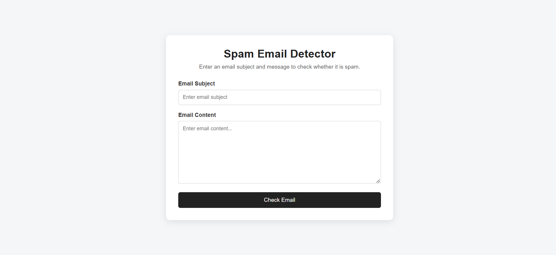 Email Spam Detection